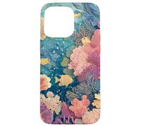 Collage océan sous-Marin avec du Corail, du Poisson et des Coque pour iPhone 15 Pro Max