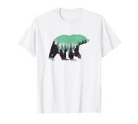 collage photo forêts ciel nature ours T-Shirt