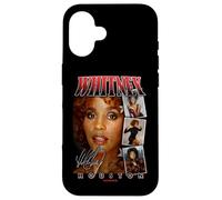 Collage Photo Whitney Houston avec Signature Coque pour iPhone 16