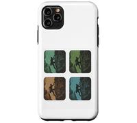Collage rétro d'escalade pour alpinistes Hommes Femmes Coque pour iPhone 11 Pro Max