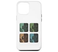 Collage rétro d'escalade pour alpinistes Hommes Femmes Coque pour iPhone 12 Pro Max