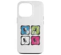 Collage rétro d'escalade pour alpinistes Hommes Femmes Coque pour iPhone 13 Pro
