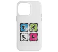 Collage rétro d'escalade pour alpinistes Hommes Femmes Coque pour iPhone 14 Pro Max
