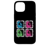 Collage rétro d'escalade pour alpinistes Hommes Femmes Coque pour iPhone 15