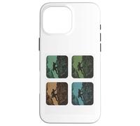 Collage rétro d'escalade pour alpinistes Hommes Femmes Coque pour iPhone 16 Pro Max