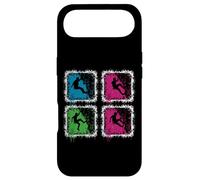 Collage rétro d'escalade pour alpinistes Hommes Femmes Coque pour iPhone Air