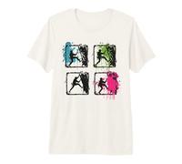 Collage rétro d'escalade pour alpinistes Hommes Femmes T-Shirt Haut de Gamme