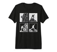 Collage rétro d'escalade pour alpinistes Hommes Femmes T-Shirt Haut de Gamme