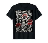 Collage Saint Michel Archange Zine Punk Art Design T-Shirt