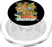 Collage Viral Gen Z de style dessin animé italien Brainrot PopSockets PopGrip pour MagSafe
