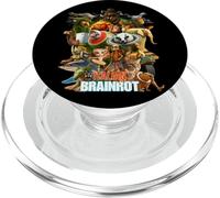 Collage Viral Meme de la pourriture cérébrale italienne Gen Z PopSockets PopGrip pour MagSafe