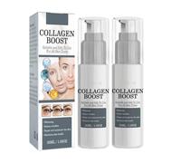Collagen Boost Sérum anti-âge Collagène Boost Sérum anti-rides Sérum anti-rides Booster de collagène pour le visage avec acide hyaluronique (lot de 2)