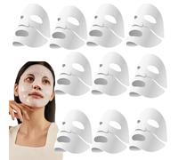 Collagen Deep Mask - Bio-Collagen Real Deep Mask,Hydrating Overnight Mask,Collagen Reverse Film Volume Peel off Mask, Pure Collagen Films,Wash Free Collagen Firming Mask (10 Pcs)