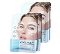 Collagen Emulsion Eye Mask - Eye Patches For Puffy Eyes And Dark Circles, Eye Mask with Bio-Collagen, Peptide Complex & Vitamin C (Pack of 5)