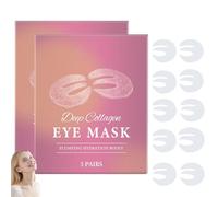 Collagen Eye Mask, 2026 Peptide-Powered Deep Collagen Eye Mask, Bio Collagen Masque Profond Réel, Patch Anti Cernes, Masque Hydratant Pour Les Yeux, Nourrit Et Lisse Le Contour Des Yeux, 5 Pairs (2PC)