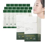 Collagen Firming Mask,Collagen Mask,Collagen Tight Hydration and Moisturizing Mask, Portable Wash-Free Sleeping Face Mask for Women & Men (2 Box)