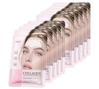 Collagen Forehead Wrinkle Patches,Patch Anti Rides Visage,Patch anti-rides pour le front,Patches pour le Visage Contre les Rides Acide Hyaluronique,Réduit l'humidité des Ridules et Anti-âge (10 PC)