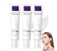 Collagen Fullerene Neck Cream,Creme Collagene Visage,Cremes Visage Femme,Neck Skincare With Collagen Peptides,Compact Moisturizing,Fine Lines,AméLiore L’élasticité Et Réduit Les Signes De L’âge (3PC)