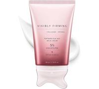 Collagen Gua Sha Neck Wrinkle Cream,Contour Care,Built-In Gua Sha Massager with Volufiline 5%,Visibly Firming Gua Sha Cream,Rosalivia Collagène Profond,For the Look of Fine Lines,Korean Skincare,90 g