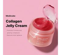 Collagen Jelly Cream 110ML Gel-crème - Inversez les signes de l'âge avec ce gel-crème enrichi en collagène et en élastine pour améliorer l'élasticité de la peau et réduire les rides. Contient du niaci