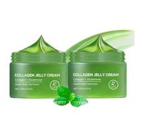 Collagen Jelly Cream, Korean Face Cream With Green Tea Extract, Niacinamide & Collagen - Boosts Skin Elasticity, Hydration & Glow, Collagen Power Lifting Cream, Reduces Fine Lines, All Skin Types (2)
