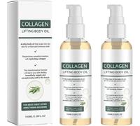 Collagen Lifting Huile pour le corps raffermissant la peau, huile de collagène hydratante avancée pour le corps et après la douche, huiles corporelles hydratantes anti-âge pour femmes et hommes (2)