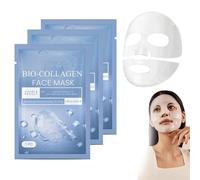 Collagen Masque, Collagen Face Mask,Collagen Masque Profond Réel, Anti-âge,Masque Collagène,Minimisation Des Pores,Améliore L'élasticité De La Peau,Hydratante En Profondeur,Skincare Coréenne (3PC)