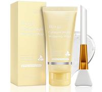 Collagen Night Wrapping Mask, Bio Collagen Real Deep Mask, Masque Peel Off Visage, collagen Overnight Wrapping Peel Off Facial mask, Masque de Collagène, pour Hydrater, Antirides, Nettoyer