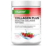 Collagen Plus - 500 g de poudre avec MSM, glucosamine H cide hyaluronique, extrait d'encens - 100% collagène bioactif hydrolysat peptide - collagène type 1 & 3 - Framboise Fraise