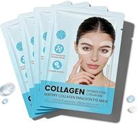 Collagen Under Eye Patches,4PC Patch Contour des Yeux Collagène 360°, Patchs Yeux Collagene Anti cernes,Anti Poches,Raffermissants contre les Cernes & Rides,Soins des Yeux Pour Tous Types de Peau