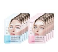 Collagen Under Eye Patches+Patch Anti-rides pour le Front,Patch Anti Rides Visage,Patchs Contour des Yeux Collagène 360°,Hydratants & Raffermissants Contre les Cernes & Rides,Eye Mask Collagen