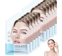 Collagen Under Eye Patches,Patch Collagene Yeux,Patchs Contour des Yeux Collagène 360° - Hydratants & Raffermissants Anti Cernes et Poches,Eye Mask with Bio Collagen,Pour Tous Types de Peau (10 pc)