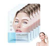 Collagen Under Eye Patches,Patch Collagene Yeux,Patchs Contour des Yeux Collagène 360° - Hydratants & Raffermissants Anti Cernes et Poches,Eye Mask with Bio Collagen,Pour Tous Types de Peau (5 pc)