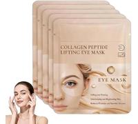 Collagen Under Eye Patches, Patchs Contour des Yeux Collagène 360°, Masque Yeux- Hydratants & Raffermissants contre les Cernes & Rides, Ensemble, Hydratation douce, Pour Tous Types de Peau (5 Pairs)