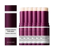 Collagen & Vitamin E Infused Calcium Multi Balm Stick, Firming Under Eye Stick, Wrinkle Smoothing Eye Repair St/Ick, Anti Aging Face Balm Stic/K For Sagging Skin, Eye Brightening B/Alm (6)