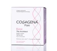 COLLAGENA Pure Crème de nuit pour le visage - Crème anti-âge avec cellules souches Edelweiss et collagène - Soin de nuit régénérant pour peaux matures à partir de 40 ml - 50 ml