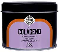 Collagène + Acide Hyaluronique + Coenzyme Q10 + Vitamines C, A, D, B12-100 Gélules - Très Concentré - Collagène pour des Articulations Fortes, Peau Douce, Cheveux, Os Ren