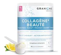 Granions Beauté Collagène Marin, Acide Hyaluronique Vitamine C Goût Citron 250g