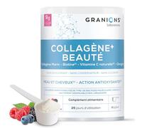 Granions Beauté + Collagène Marin, Acide Hyaluronique - Goût Fruits Rouges 260g