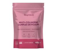 Collagène Bovin Poudre 450g, Collagène Type 1 2 3 Complexe 11-en-1
