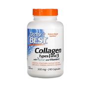 Collagène de types 1 et 3 avec vitamine C, 500mg - 240 gélules