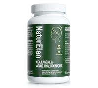 Collagène et Acide Hyaluronique - 180 Gélules Premium, 2000 mg de peptides de collagène hydrolysé (Types I & III) avec 400 mg d'acide hyaluronique, CoQ10 & Vitamine C, Sans additifs