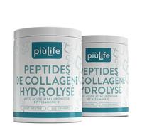 Collagene Et Acide Hyaluronique 660g Avec Vitamine C PiùLife, Peptide De Collagene Hydrolysé Poudre De Type 1, Complément Pour La Peau, Cheveux, Ongles, Articulations, Collagène Bovin Sans Arôme