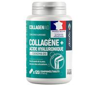 Collagene et acide hyaluronique - Collagene 120 comprimes, Articulations Fortes et Peau Hydratée. Collagène, Acide Hyaluronique, Coenzyme q10. Cure de 2 mois. Collagene pour Articulation et Ongles