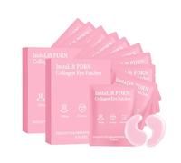 Collagène Eye Patchs, Patch Yeux Anti Cernes, Élimine les Poches Sous les Eeux, Patchs Gel pour les Cernes, Atténue les Cernes et les Ridules, Hydrate et Combat les Rides (16 paires)