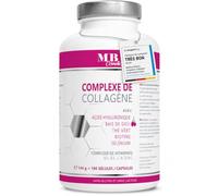 Collagène Gélules 180 Capsules 1000 mg, Collagène Bovin Types 1-2-3, 90 Jrs | Avec acide hyaluronique, biotine, zinc, sélénium, vitamine C, goji et thé vert, pour peau cheveux ongles, formule premium.