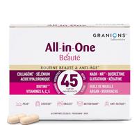 Laboratoire des Granions All-In-One Beauté, Anti-Âge Cheveux Ongles, Collagène Biotine, 60 comprimés