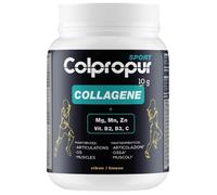 Collagène Hydrolysé - COLPROPUR Sport - Récupération Musculaire & Performance - BCAA + Magnésium - 345g - 30 doses - Saveur Citron