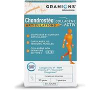 Collagène Laboratoire des Granions - Chondrostéo®+ Collagène Activ - 30 Gélules