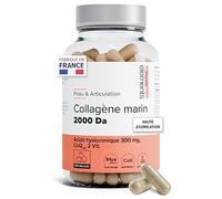 Collagene Marin + Acide Hyaluronique 300mg - Peau & Articulation - Type I & III - Avec Vitamine C, Coenzyme Q10, Vitamine B3 - Gélules x100 - Beyond Elements
